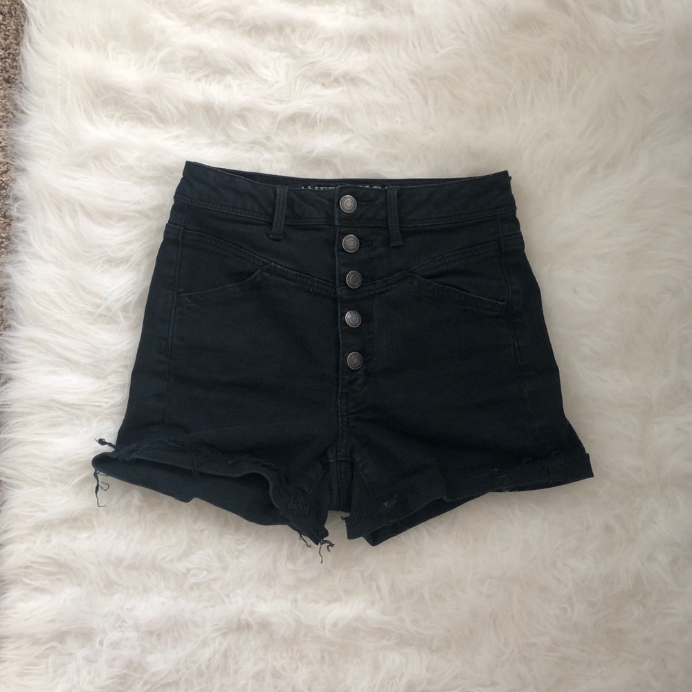 High-rise button shorts perfect condition!